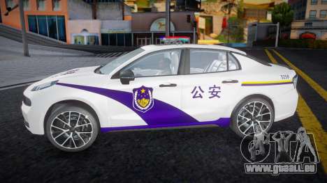 2019 Geely Lynk&Co 03 2.0TD Chinese Police Car pour GTA San Andreas
