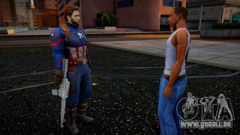 Le garde du corps de Captain America Carla pour GTA San Andreas