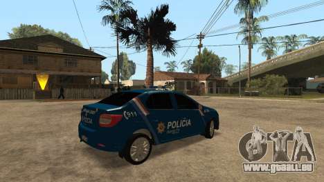 Renault Logan Santa Fe Police pour GTA San Andreas