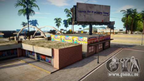 East Los Santos Retextured (Anime Style) Beta für GTA San Andreas