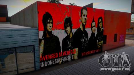 Avenged Sevenfold Come To Indonesia Wall pour GTA San Andreas