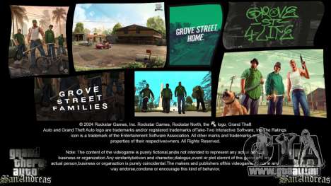 New Loading Screen pour GTA San Andreas