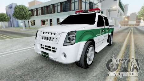 Isuzu D-Max Double Cab Police 2013 für GTA San Andreas