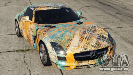 Mercedes-Benz SLS Goldener Glanz