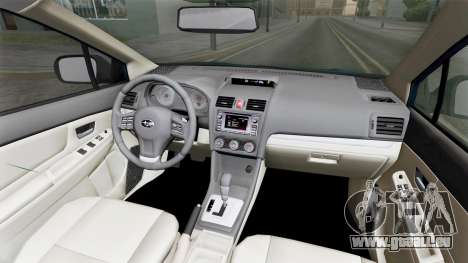 Subaru Impreza Sedan (GJ) 2012 pour GTA San Andreas