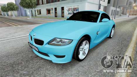 BMW Z4 M Coupe (E86) 2007 Turquoise pour GTA San Andreas