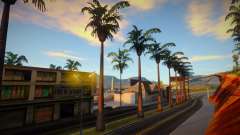 More Palm Trees on Verona Beach Road für GTA San Andreas