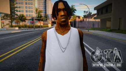 New Fam2 White T-SHirt pour GTA San Andreas