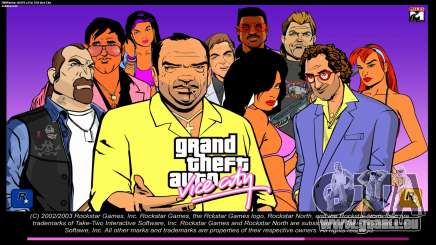 Écran de chargement dans le style de GTA3 pour GTA Vice City