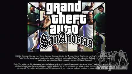 Insanity LoadScreens Grand Theft Auto V Style für GTA San Andreas