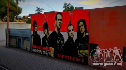 Avenged Sevenfold Come To Indonesia Wall für GTA San Andreas
