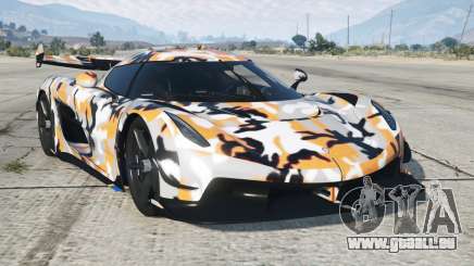 Koenigsegg Jesko Saffron Mango pour GTA 5