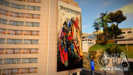 Transformers 3 Billboard für GTA San Andreas