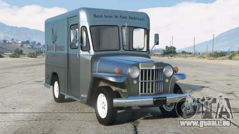 Willys Jeep Economy Delivery Truck Sonic Silver