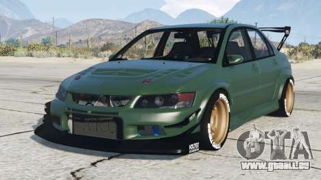 Mitsubishi Lancer Evolution IX Brunswick Green