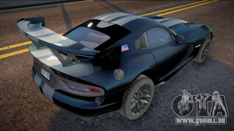 2016 Dodge Viper GTS-R Extreme Aero v1.1 pour GTA San Andreas