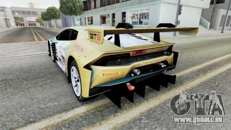 Lamborghini Huracan GT3 Powder Blue pour GTA San Andreas