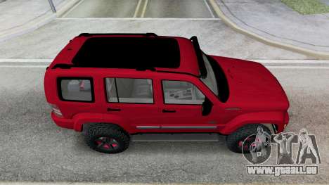 Jeep Cherokee (KK) Alabama Crimson pour GTA San Andreas