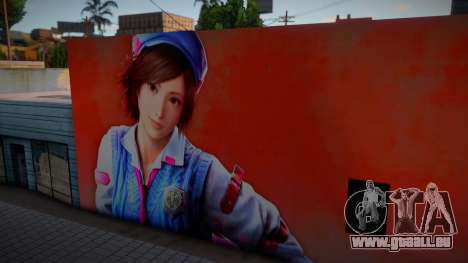 Asuka Kazama Mural für GTA San Andreas