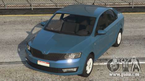 Skoda Rapid Blue Sapphire