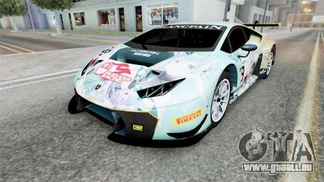 Lamborghini Huracan GT3 Powder Blue pour GTA San Andreas