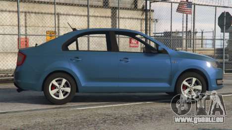 Skoda Rapid Blue Sapphire