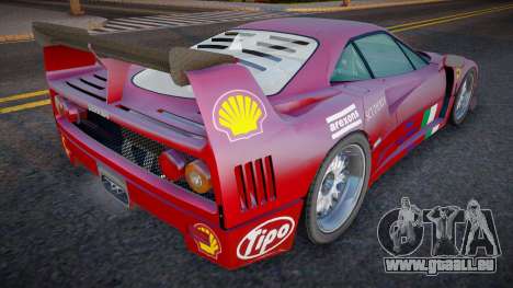 1996 Ferrari F40 GTE pour GTA San Andreas