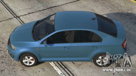 Skoda Rapid Blue Sapphire