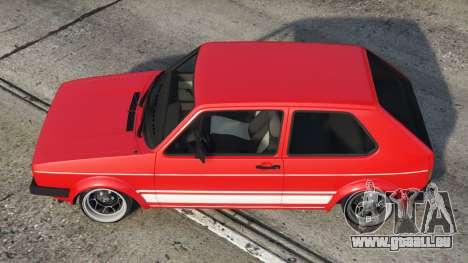 Volkswagen Golf  3-door Coral Red