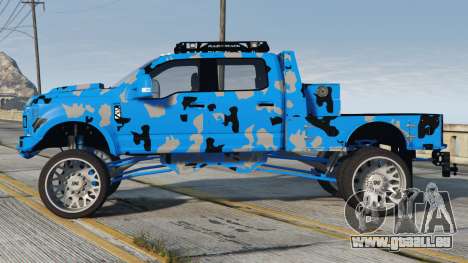 Ford F-350 Skoop Deep Sky Blue