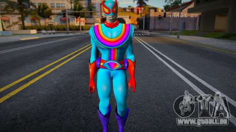 Captain Rainbow Skin Mod für GTA San Andreas