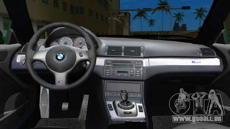 BMW M3 GTR E46 01 pour GTA Vice City