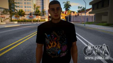 Man Black T-shirt pour GTA San Andreas