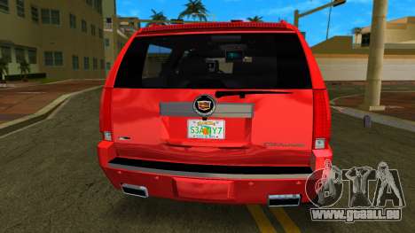 Cadillac Escalade ESV Luxury 2012 Florida Plate pour GTA Vice City