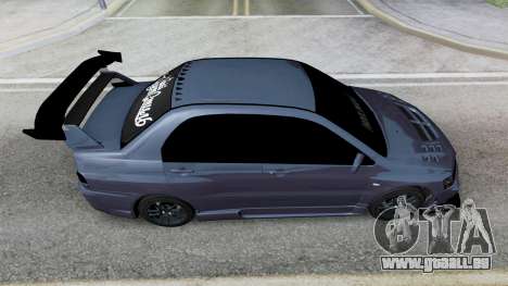 Mitsubishi Lancer Evolution IX Bright Gray pour GTA San Andreas