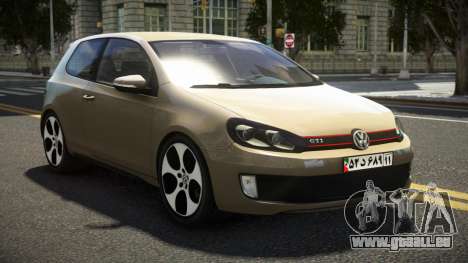 2010 Volkswagen Golf GTI Iran License plate für GTA 4