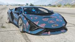 Lamborghini Sian Sea Blue pour GTA 5