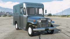 Willys Jeep Economy Delivery Truck Sonic Silver [Replace] für GTA 5