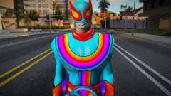 Captain Rainbow Skin Mod für GTA San Andreas