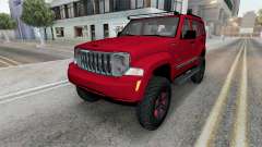Jeep Cherokee (KK) Alabama Crimson pour GTA San Andreas