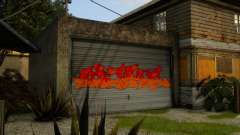Grove CJ Garage Graffiti v1 pour GTA San Andreas Definitive Edition