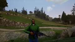 MW2 09 Weapon Pack Blue Tiger Camo and Icon pour GTA San Andreas Definitive Edition