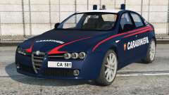 Alfa Romeo 159 Carabinieri (939A) Oxford Blue [Add-On] pour GTA 5