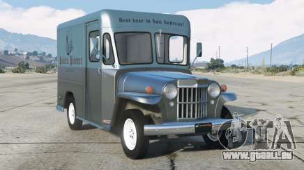 Willys Jeep Economy Delivery Truck Sonic Silver [Replace] pour GTA 5