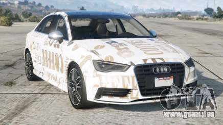 Audi A3 Sedan Desert Sand pour GTA 5
