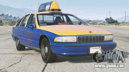 Chevrolet Caprice Taxi Mustard [Replace] pour GTA 5