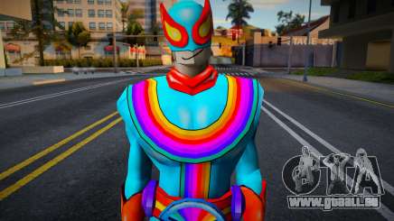 Captain Rainbow Skin Mod für GTA San Andreas
