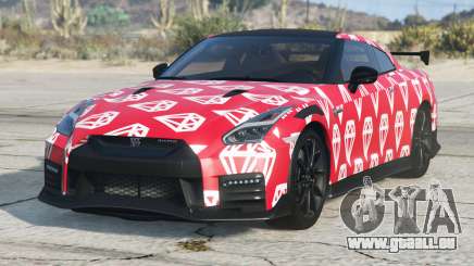 Nissan GT-R Nismo Crayola Red pour GTA 5