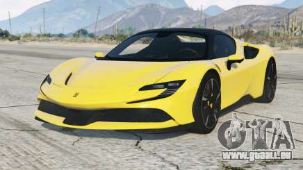 Ferrari SF90 Banana Yellow [Add-On] pour GTA 5