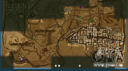 Western Style Map SA pour GTA San Andreas Definitive Edition